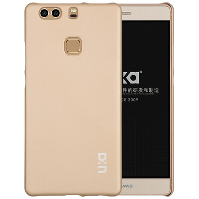 

Yijia Huawei P9 Plus phone shell protective cover scrub protection shell skin feeling hard shell series gold