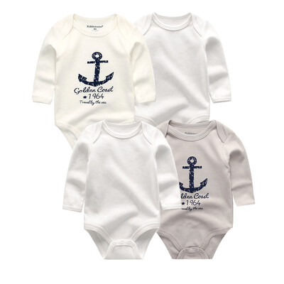 

4PCS Newborn Babywear Clothing Sets Baby Girl Clothes Cotton Rompers One-Pieces Baby Boy Clothes For Babies Bodysuits Unicorn