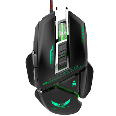 

ZERODATE X400 Ergonomics Mechanical Mouse Support Macroprogramming