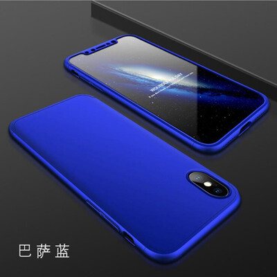 

For iphone 8 7 Plus Phone case 3 in 1 Case Ultra Thin Luxury 360 Full Protect hard PC Phone Cover