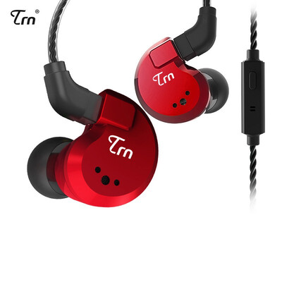 

TRN V80 2BA2DD Hybrid Metal In Ear Earphone IEM HIFI DJ Monito Running Sport Earphone Earplug Headset 2Pin Detachable Cable