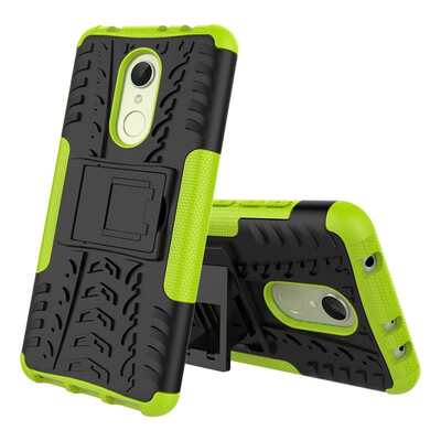 

Fivice Redmi 5 Case TPU anti-fall tire pattern back clip bracket phone case