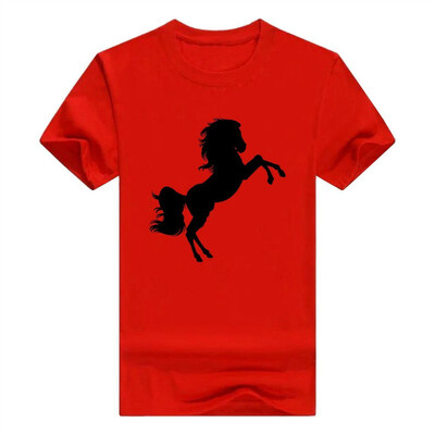 

Black Stallion Horse Silhouette Riding Love T-Shirt