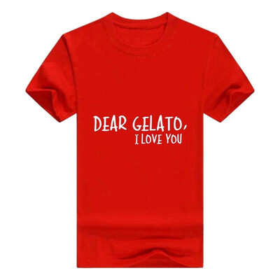 

Dear Gelato I Love You Fun Foodie Food Gift T Shirt