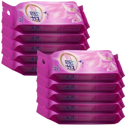 

Blue clear Jieyin comfortable wet tissue 10 pieces (10 packs