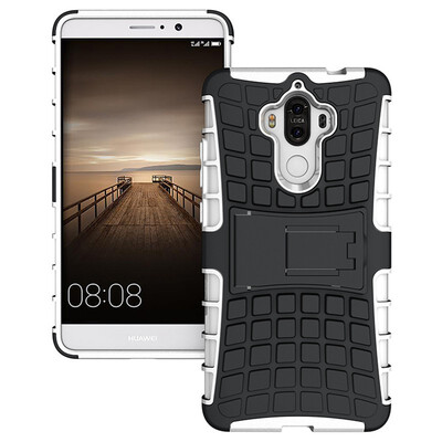 

Fivice Huawei Mate 9 Case TPU anti-fall tire pattern back clip bracket phone case
