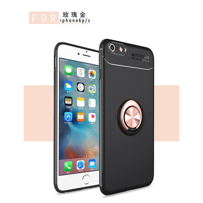 

Fivice iphone 6S case TPU metal ring shell magnetic bracket soft shell