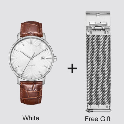 

Original xiaomi mijia TwentySeventeen Mechanical watch With Sapphire Surface Leather Strap Fully automatic mechanical movement