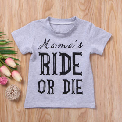 

Infant Toddler Baby Girl Boy Short Sleeve Cotton T-shirts Tops Blouse Summer Tee