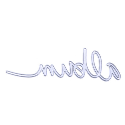 

UpperX Words Album Cutting Dies Stencils For Scrapbooking Paper Cards Crafts