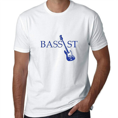 

Bassist Word Art With Bass Guitar - Very Cool Mens T-Shirt