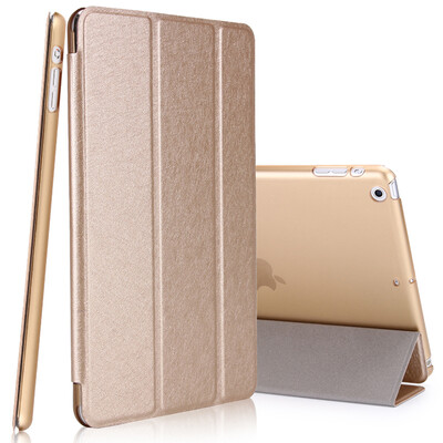 

KOOLIFE Apple Ipad AIR1 защитный рукав шелковый шаблон кобура Уэйк / три раза кожаный чехол / подставка таблетки защиты оболочки кобуры IPad AIR1 9,7 дюйма - Золото