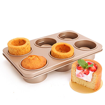 

[Супермаркет] Jingdong школы кухня CHEF MADE Heidelberg Майка многофункциональных 6 чашки плесени творческих плюсы и минусы двойного использование техники, выпекание печь шампанское золото WK9051