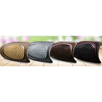 

US STOCK Summer Car Home Office Wood Beads Massage Pillow Head Neck Support Rest