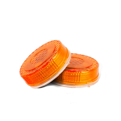 

2pcs Waterproof Red LED Car Door Warning Light Opened Safety Magnet Decorative Indicator Avoid Crash Strobo Flash Signal Light