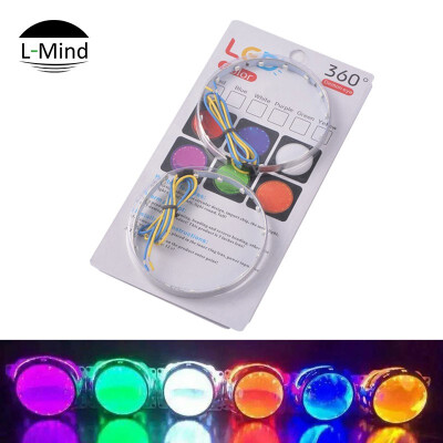 

30inch 360 Degree LED Devil Eye Demon Eye for HID Projector Lens WhiteYellowRedBlueGreen