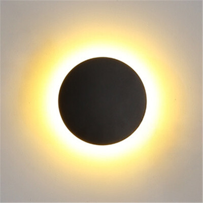 

Baycheer HL483366 Modern Style White Light 59" Wide LED Round Wall Light Fixture in Black