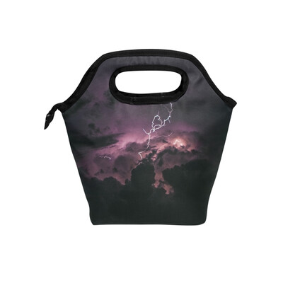 

Lunch Bag Lighting Tote Travel Picnic Insulated Handbags Portable Zipper Lunch Bag Box