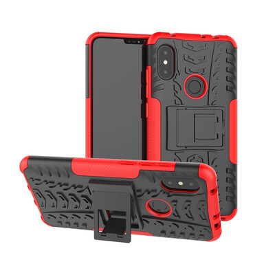 

Goowiiz Phone Case For Xiaomi Redmi 66A6 ProNote 6Note 6 Pro Armor Tire Texture Rugged Protection PCTPU Full Protection