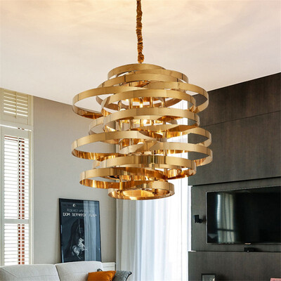 

Baycheer HL487627 Stainless Steel Calligraphy LED Pendant Light Indoor