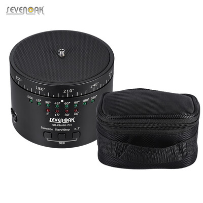 

Sevenoak SK-EBH01 Pro Electronic Panaromic Time-Lapse Photography Tripod Ball Pan Head Max Load Capacity 2kg 88Lbs for Sports