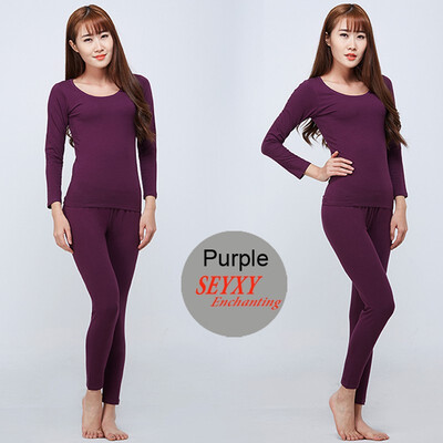 

Women Long Johns Winter Ultra Soft Seamless Shape Slimming Thermal Underwear Female