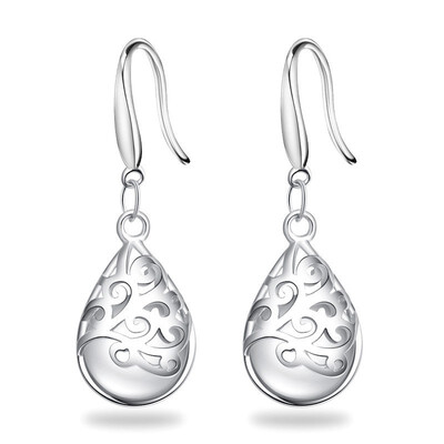 

Water Drop Earrings for Women Vintage Fashion Jewelry Stone Eardrop Valentines Day Gift WHE109