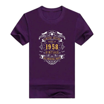 

60 Years Old Made Birth 1958 60th Birthday Bday Gift T-Shirt