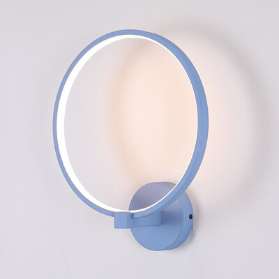 

Bayhceer HL484352 Macaroon Kids Room Wall Light in Blue
