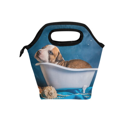 

Lunch Bag Tote Bag Bathroom Dog Travel Picnic Organizer Lunch Holder Handbags Lunch Bag Box for Office