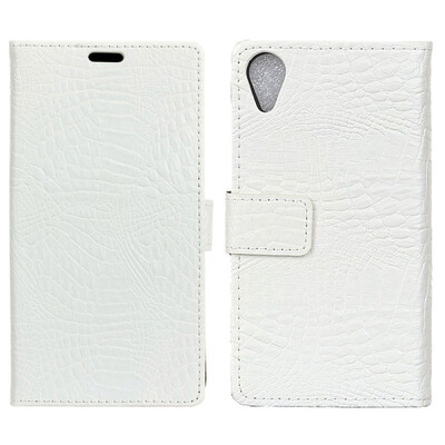 

MOONCASE ASUS ZenFone Live L1 ZA550KL Crocodile Leather Case - White
