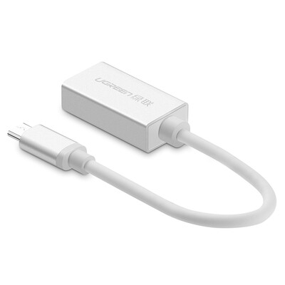 

Зеленый кабель OTG для передачи данных Микрофонный адаптер USB Эндрюс плоская панель / мобильный телефон U разъем для подключения к диску Huawei / просо / Samsung / Meizu алюминиевая оболочка 15 см 30643 серебристый