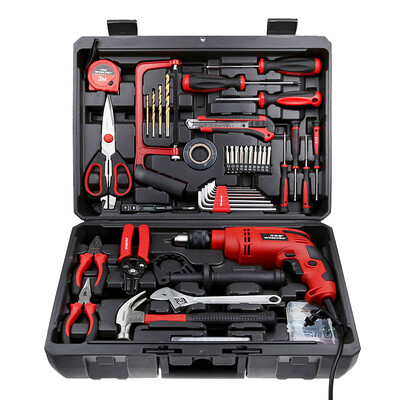 

WORKPRO W00010005 Главная Ударная установка для сверления 170шт. Инструмент для электроинструмента 13 мм для электроинструмента 500 Вт Многофункциональный небольшой молот