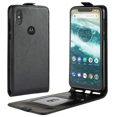 

for Motorola One Power Android One WIERSS Flip Leather Case for Motorola One Retro Wallet Case Leather Cover Cases Fundas