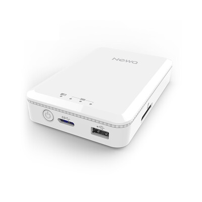 

NEWQ Hard Disk External Hard Drive USB30 2TB Portable Hard Drive 5000mAh Battery for AndroidApple