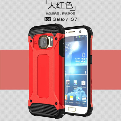 

Fivice Samsung Galaxy S7 case Luxury Silicone Diamond Armor PC Hard Shell Phone Case