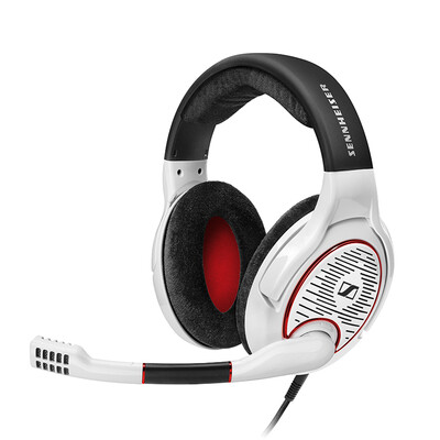 

Sennheiser GAME ONE White Cross Platform Game Headset Computer Headsets Professional Level Noise Reduction White