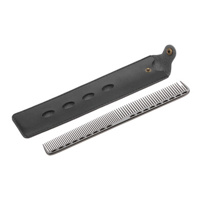 

Stainless Steel Hair Comb Professional Hair Salon Hairdressing Steel Comb Hair Cutting Metal Comb Golden