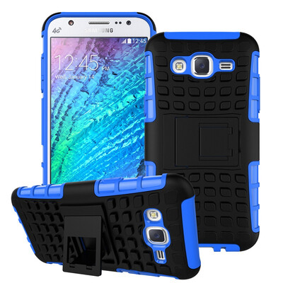 

Fivice Samsung J5 Case TPU anti-fall tire pattern back clip bracket phone case