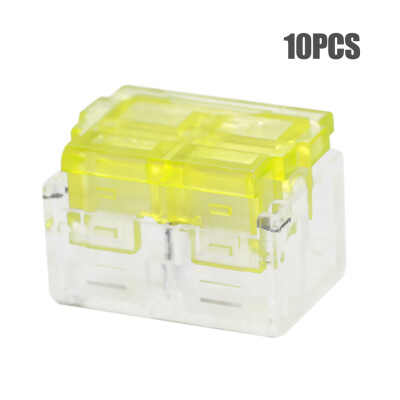 

10pcs T-type Main Branch Wire Connector Box Set Free Break Line Quick Terminal Block Splitter Cable Connectors Kit