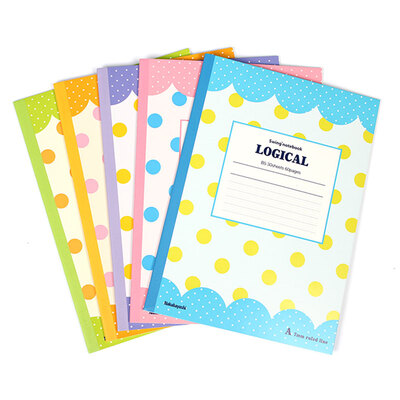 

Nakabayashi fashion dot matrix Japan import logic B5 30 line binding notepad soft copy B521A 5 this set