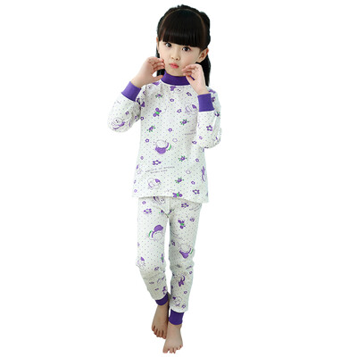 

Antarctic Nanjiren children underwear boys&girls in the end of the collar Qiuqiu pants pajamas cotton wool suit naughty monkey 110