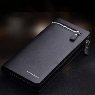 

MENS LUXURY SOFT QUALITY LEATHER WALLET CREDIT CARD HOLDER PURSE BLACK UK SELL