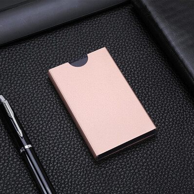 

Men Aluminum ID Credit Card Holder RFID Protector Money Wallet Clip Card Case