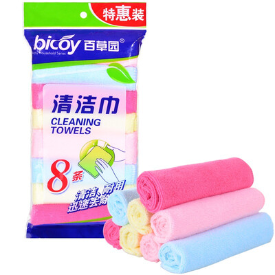 

Baicao Park ultra-fine fiber multi-purpose cleaning towel special 8 loaded 32x32cm
