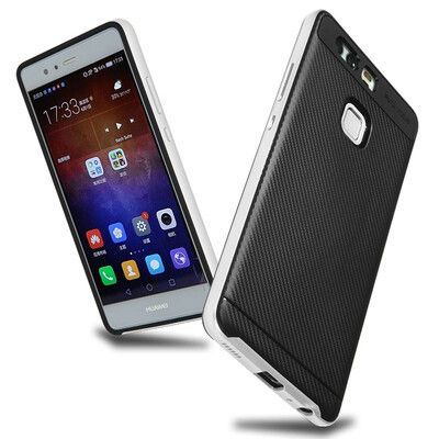 

KOOLIFE Bumblebee Huawei P9 Mobile Shell Cover Силиконовая мягкая раковина / раковина Раздвижная оболочка Подходит для мобильных телефонов Huawei P9 Space Silver