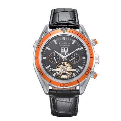 

KIMSDUN K - 813D Mechanical Watch with Leather Band