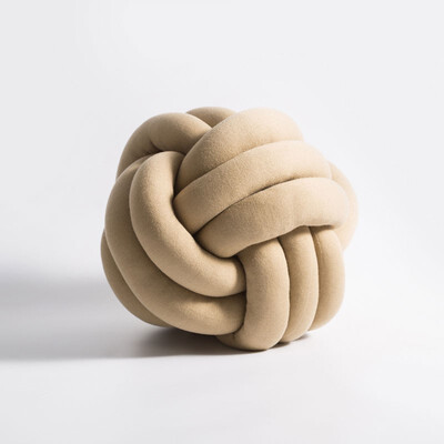 

NeillieN pillow Cushion Sofa Lumbar Pillow Chair Back CushionHandmade Knot Ball Decorative PillowsSolid Soft Round Cushion