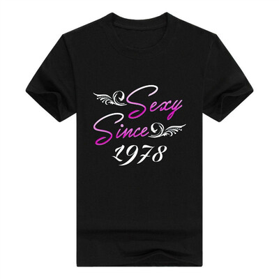 

40th Birthday Gifts idea Sexy Since 1978 40 Years Old Men Tshirt