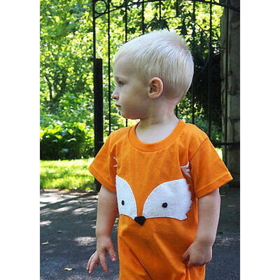 

Fox Newborn Infant Baby Boy Cotton Romper Jumpsuit Bodysuit Clothes Outfits